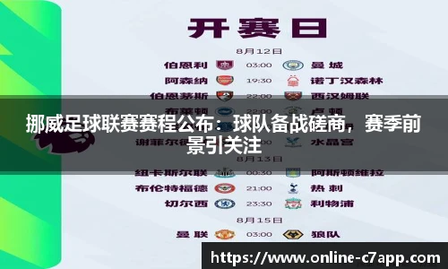 挪威足球联赛赛程公布:球队备战磋商,赛季前景引关注